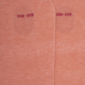 Unsichtbare Socken für Damen - Lachs