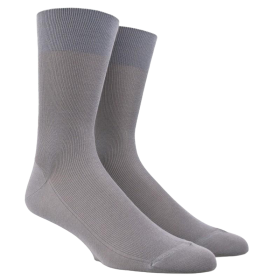 Socken für empfindliche Beine aus merzerisierter Baumwolle - Grau