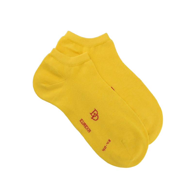 Herren-Socken aus ägyptischer Baumwolle - Papaya Yellow || Papaya Yellow Doré Doré