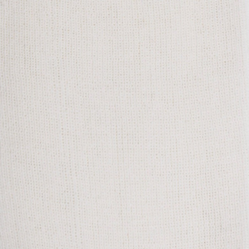 Damensocken mit empfindlichen Beinen ohne elastischen Bund aus schottischem Garn - Ecru | | Doré Doré