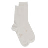 Damen Socken aus feiner ägyptischer Baumwolle - Creme