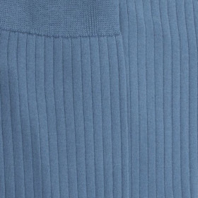 Luxussocken aus feiner ägyptischer Baumwolle - Blau