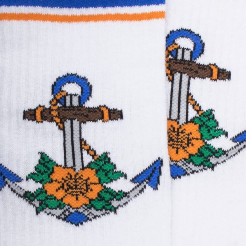 Herrensocken mit Ringelmuster - Ankermuster | Doré Doré