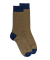 Socken für Herren aus ägyptischer Baumwolle mit verschlungenen Mustern - Blau