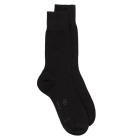 6er-Pack Socken aus Ägyptischer Baumwolle - Schwarz