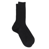 7er-Pack schwarzer Dore Dore-Socken aus merzerisierter Baumwolle, davon 1 Paar gratis