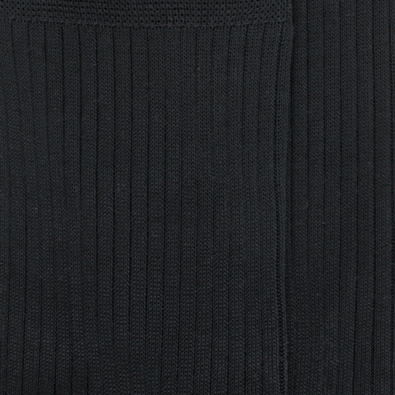 7er-Pack schwarzer Dore Dore-Socken aus merzerisierter Baumwolle, davon 1 Paar gratis