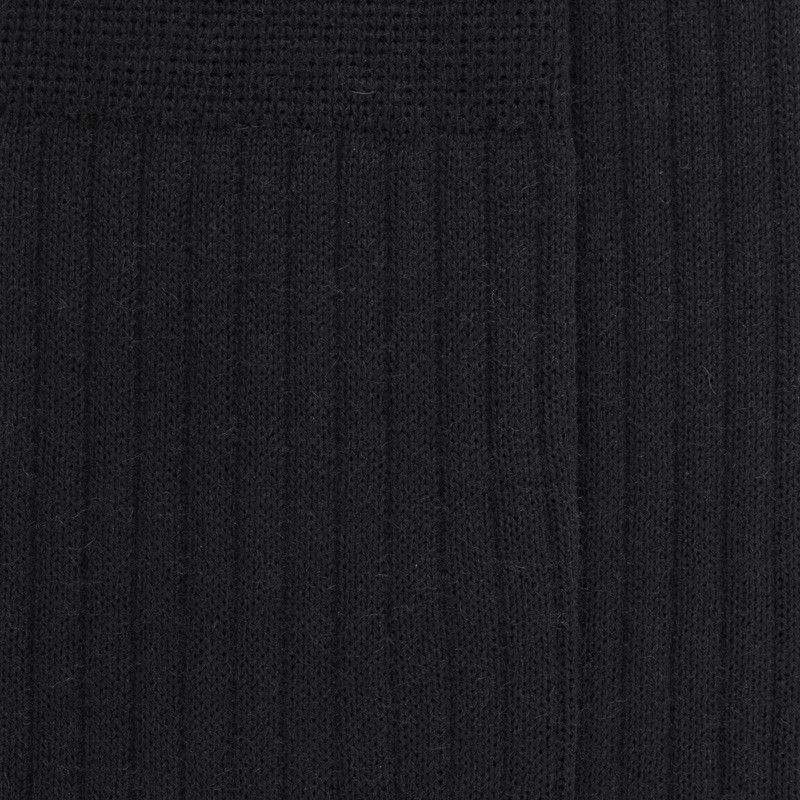 7 Paar Socken für Männer aus Merinowolle - Schwarz || Doré Doré