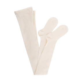 Kinderstrumpfhosen aus Baumwolle - Creme | Doré Doré