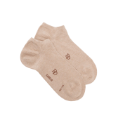 Herren Sneaker Socken aus ägyptischer Baumwolle - Sand | Doré Doré