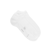 Sneakersocken aus Ägyptischer Baumwolle - Weiß