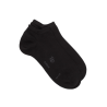 Sneakersocken aus Ägyptischer Baumwolle - Schwarz