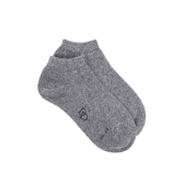 Sneakersocken aus Wolle und Kaschmir - Grau