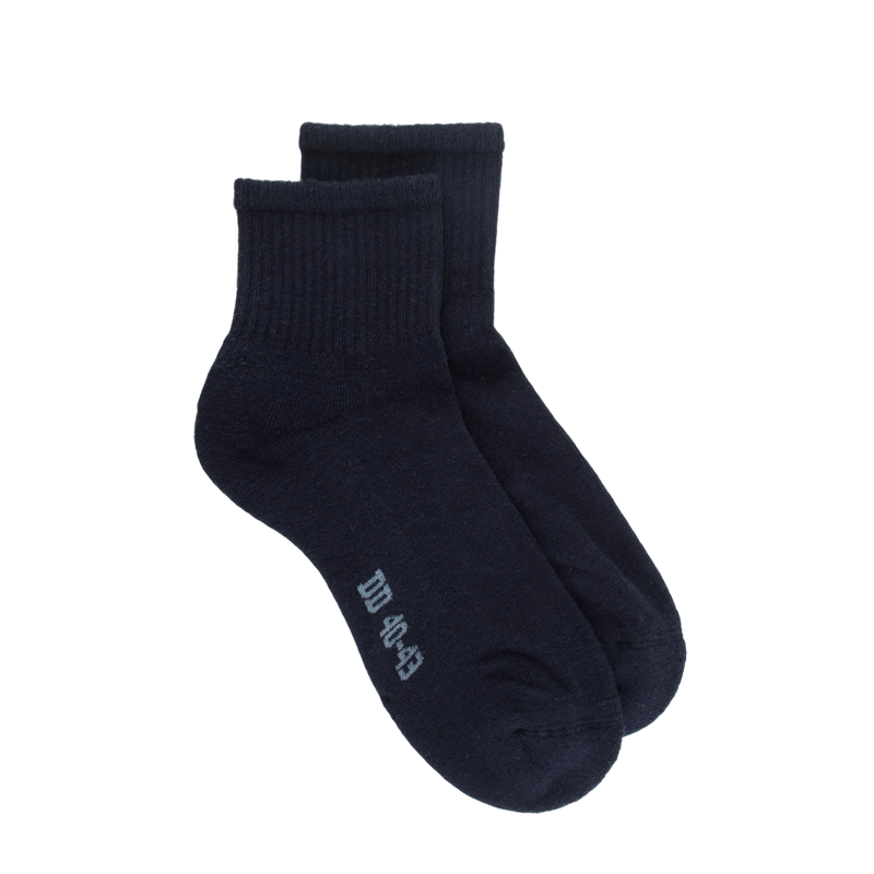 Sport-Socken für Herren - Frottee Baumwolle Dunkelblau