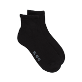 Sport-Socken für Herren - Frottee Baumwoll Schwarz
