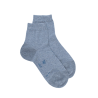 Damen Feinsocken aus Baumwolle - Eisblau