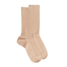 Socken aus Baumwolle Ohne Gummizug - Beige