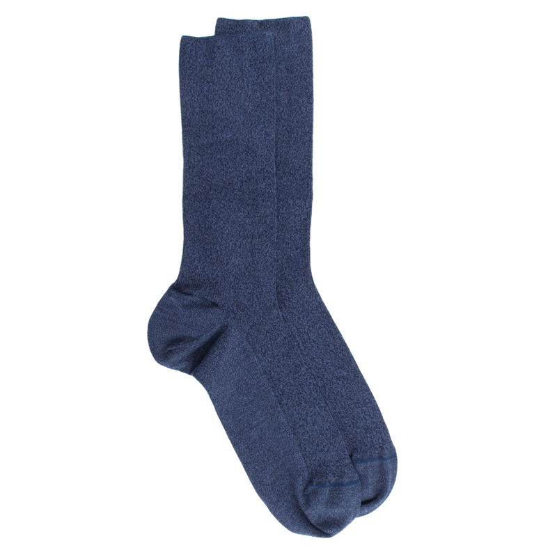 Socken aus Baumwolle Ohne Gummizug - Blau