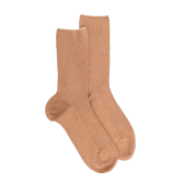 Socken aus Baumwolle Ohne Gummizug - Beige