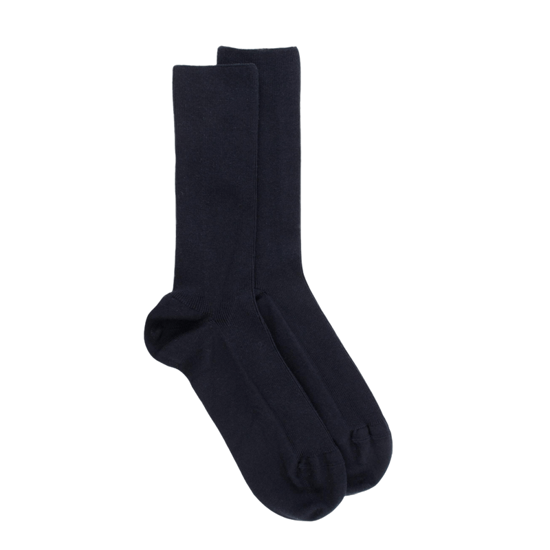 Socken aus Baumwolle Ohne Gummizug - Blau