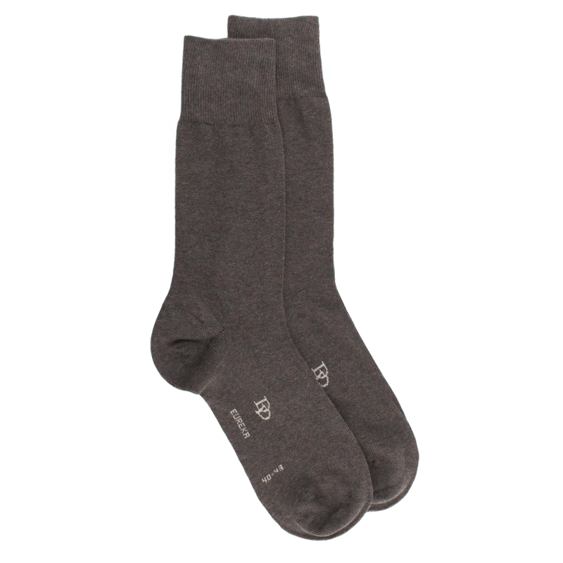 Herrensocken aus ägyptischer Baumwolle - Braun | Doré Doré