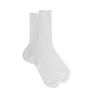 Socken aus merzerisierter Baumwolle - Weiß