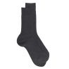 Dunkelgraue Socken aus 100% merzerisierter Baumwolle