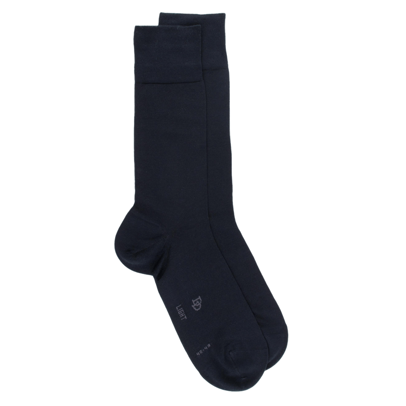 Socken DD Light aus merzerisierter Baumwolle und synthetischem Garn - Dunkelblau