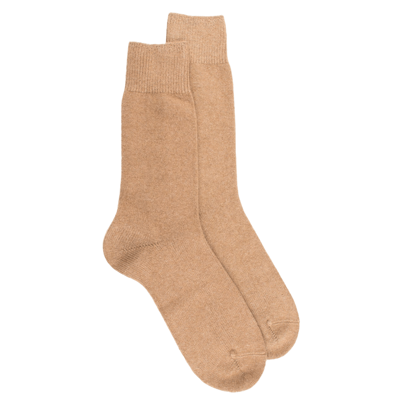 Herrensocken aus Wolle und Kaschmir - Beige | Doré Doré