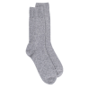 Socken aus Kaschmir und Wolle - Grau