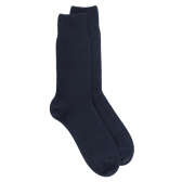 Socken aus Kaschmir und Wolle - Dunkelblau