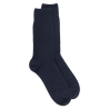 Socken aus Kaschmir und Wolle - Dunkelblau