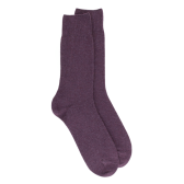 Socken Dore Dore aus Kaschmir und Wolle - Burgund