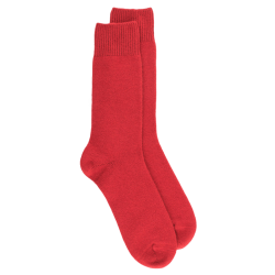 Herrensocken aus Wolle und Kaschmir - Rot | Doré Doré