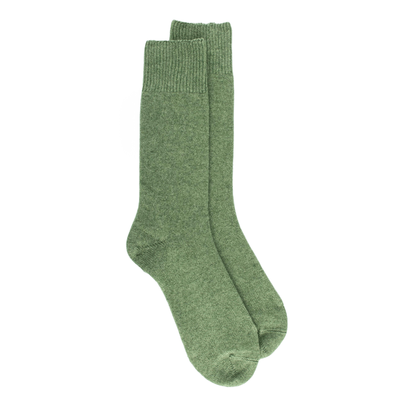 Herrensocken aus Wolle und Kaschmir - Grün | Doré Doré
