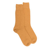 Herrensocken aus Wolle und Kaschmir - Safran | Doré Doré