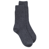 Socken aus Wolle und Kaschmir für Damen - Grau
