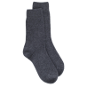 Socken aus Wolle und Kaschmir für Damen - Grau
