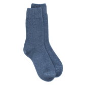 Socken Dore Dore aus Wolle und Kaschmir für Damen - Denimblau