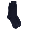 Socken aus Wolle und Kaschmir für Damen - Dunkelblau
