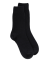 Socken aus Wolle und Kaschmir für Damen - Schwarz