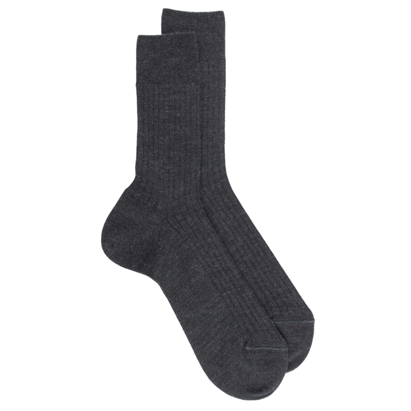 Socken Dore Dore aus Wolle - Grau