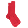 Gerippte Socken aus Wolle für Herren - Rot