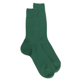Chlorophylle Dore Dore gerippte Wollsocken