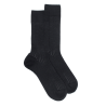 Zweifarbige gerippte Herrensocken aus Wolle und weicher Baumwolle - 93 | Doré Doré