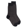 Herrensocken Kaviar aus Merinowolle - 92