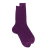 Luxus Socken aus merzerisierter Baumwolle -  Violett