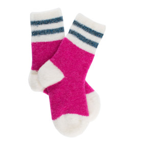 Fleece-Socken für Mädchen  - Rosa