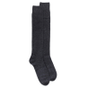 Lange Socken aus Wolle und Kaschmir für Herren - Dunkelgrau