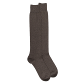 Lange Socken aus Wolle und Kaschmir für Herren - Grün | Doré Doré